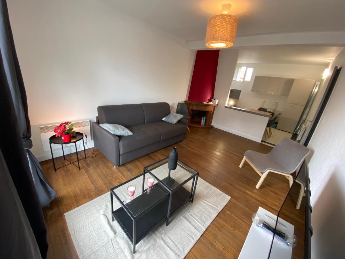 Fabuleux T3 De 85 M2, Situe Au Calme Avec Grand Parking Gratuit Prive ,Fibre Wifi Apartment แซ็ง-โกแด็งส์ ภายนอก รูปภาพ